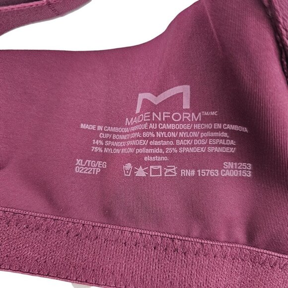 Maidenform Women's Comfort Crush Pretty Lace Lightly Lined Wireless Bra - NWT - Picture 11 of 16